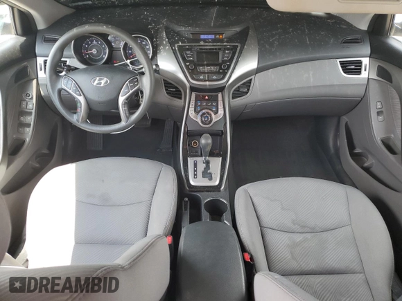 2013 Hyundai Elantra GLS with VIN 5NPDH4AE2DH408021, listed as a Copart auction lot 60660675 with 75,026 mi miles and Salvage title. Bid and sale history available at DreamBid. Image 8.