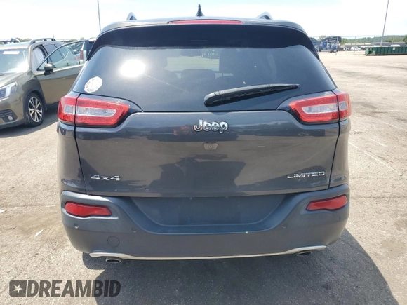 2014 Jeep Cherokee Limited with VIN 1C4PJMDS4EW211057, listed as a Copart auction lot 63448375 with Not provided miles and Salvage title. Bid and sale history available at DreamBid. Image 6.