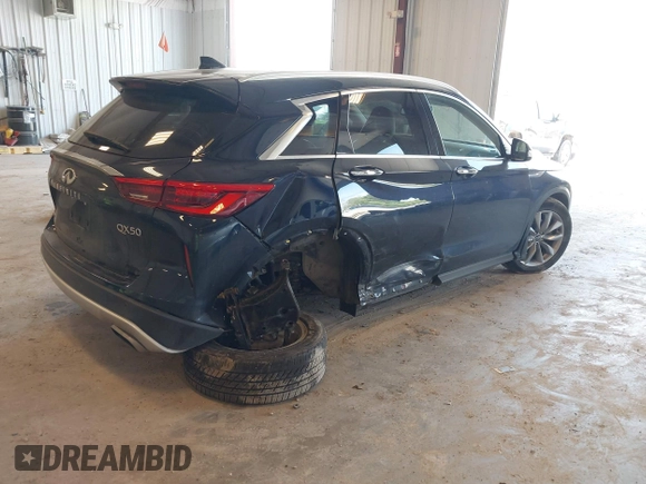 2020 Infiniti QX50 Luxe z VIN 3PCAJ5M34LF119677, wystawiony jako IAAI lot #42253186 z przebiegiem 91 362 mil mil oraz . Historia ofert i sprzedaży dostępna na DreamBid. Obrazek 4.