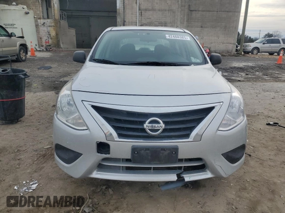 2015 Nissan Versa SV with VIN 3N1CN7AP2FL889434, listed as a Copart auction lot 42488385 with 225,950 mi miles and Salvage Title. Bid and sale history available at carsss.com. Image 5.