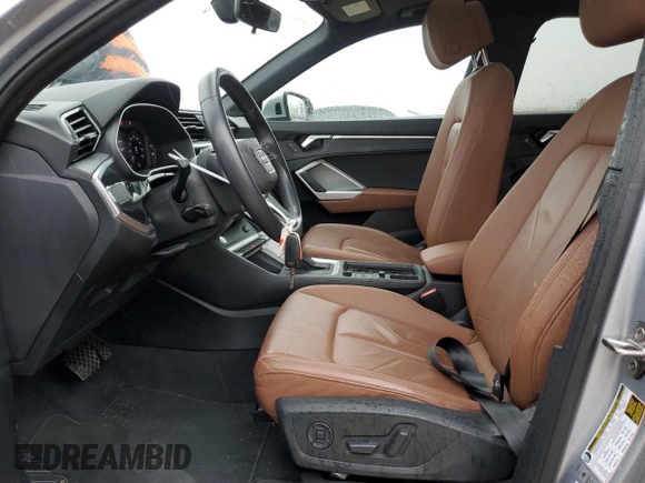 2019 Audi Q3 Premium with VIN WA1AECF33K1081284, listed as a Copart auction lot 37348383 with 84,909 mi miles. Bid and sale history available at carsss.com. Image 7.