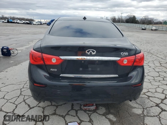 2017 Infiniti Q50 Premium with VIN JN1EV7AR0HM838405, listed as a Copart auction lot 47874455 with 87,383 mi miles and Clean title. Bid and sale history available at DreamBid. Image 6.