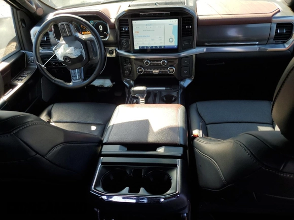2021 Ford F-150 XL with VIN 1FTFW1E85MFC16295, listed as a Copart auction lot 58944845 with 28,357 mi miles and Salvage title. Bid and sale history available at DreamBid. Image 8.