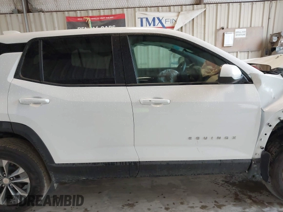 2025 Chevrolet Equinox FWD LT with VIN 3GNAXHEGXSL252341, listed as a IAAI auction lot 42093404 with 7,345 mi miles and . Bid and sale history available at DreamBid. Image 14.