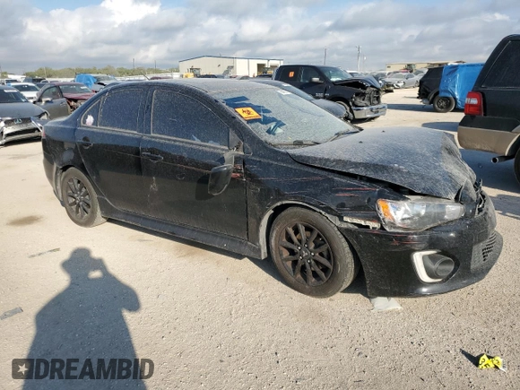 2017 Mitsubishi Lancer ES with VIN JA32U2FU6HU010960, listed as a Copart auction lot 72648074 with 107,524 mi miles and Salvage Title. Bid and sale history available at carsss.com. Image 4.