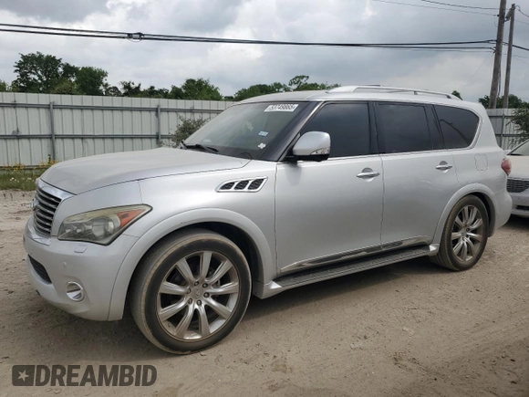 2013 Infiniti QX56 with VIN JN8AZ2NEXD9060352, listed as a Copart auction lot 53749865 with 197,555 mi miles and Clean Title. Bid and sale history available at carsss.com. Image 1.
