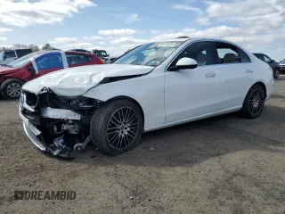 2023 Mercedes-Benz C 300 with VIN W1KAF4HB3PR125456, listed as a Copart auction lot 51136825 with 28,186 mi miles and Salvage Title. Bid and sale history available at DreamBid. Image 1.
