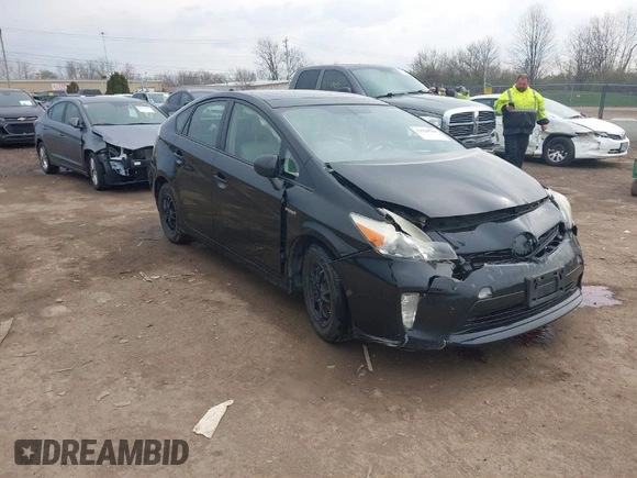 2013 Toyota Prius One with VIN JTDKN3DU6D5609983, listed as a IAAI auction lot 41929769 with 147,987 mi miles. Bid and sale history available at carsss.com. Image 1.