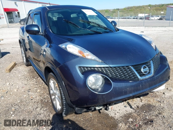 2014 Nissan Juke SV with VIN JN8AF5MR7ET353547, listed as a IAAI auction lot 42019926 with Not Provided miles and . Bid and sale history available at carsss.com. Image 1.