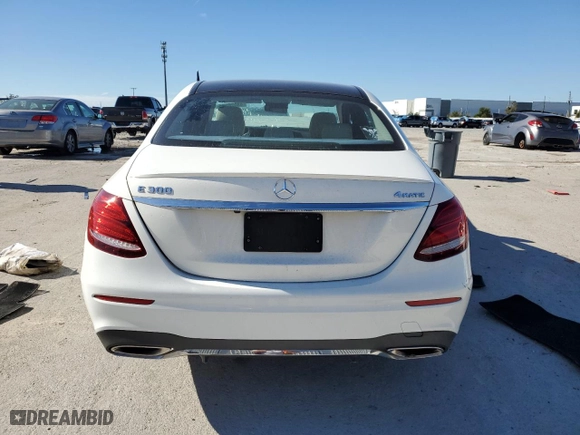 2017 Mercedes-Benz E-Class E 300 Luxury with VIN WDDZF4KBXHA132934, listed as a Copart auction lot 48028535 with NaN miles and Salvage Title. Bid and sale history available at carsss.com. Image 6.