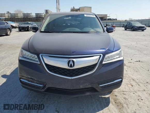 2016 Acura MDX w/Tech with VIN 5FRYD4H40GB012102, listed as a Copart auction lot 48935115 with 94,715 mi miles and Salvage Title. Bid and sale history available at carsss.com. Image 5.