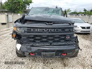 2022 Chevrolet Silverado 1500 Custom Trail Boss with VIN 3GCPDCED6NG597500, listed as a Copart auction lot 59104274 with 74,498 mi miles and Non Repairable. Bid and sale history available at DreamBid. Image 5.