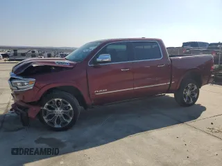 2020 Ram 1500 Limited z VIN 1C6RREHM7LN222017, wystawiony jako Copart lot #44715025 z przebiegiem 50 114 mil mil oraz Szkoda całkowita • Salvage title. Historia ofert i sprzedaży dostępna na DreamBid. Obrazek 1.