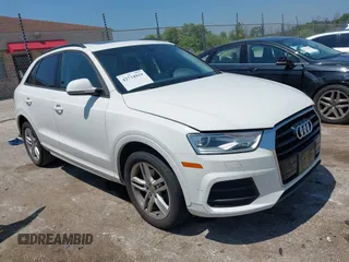 2017 Audi Q3 Premium with VIN WA1BCCFS7HR009192, listed as a IAAI auction lot 42734919 with 100,100 mi miles and . Bid and sale history available at DreamBid. Image 1.
