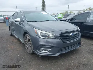 2018 Subaru Legacy Sport with VIN 4S3BNAS65J3015353, listed as a IAAI auction lot 41799071 with 109,706 mi miles. Bid and sale history available at carsss.com. Image 1.