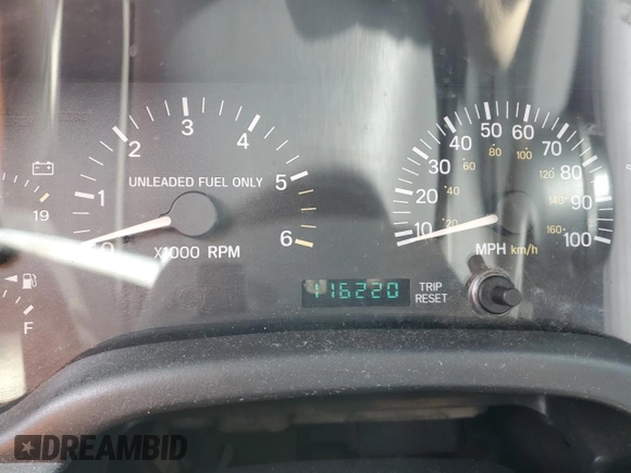 1997 Jeep Cherokee SE with VIN 1J4FJ28S8VL516132, listed as a Copart auction lot 43422155 with 116,220 mi miles and Salvage Title. Bid and sale history available at carsss.com. Image 9.