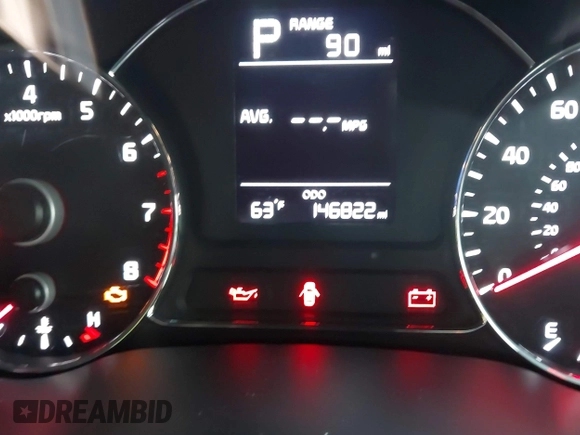 2017 Kia Forte LX with VIN 3KPFK4A76HE118046, listed as a IAAI auction lot 42004956 with 146,822 mi miles. Bid and sale history available at carsss.com. Image 16.