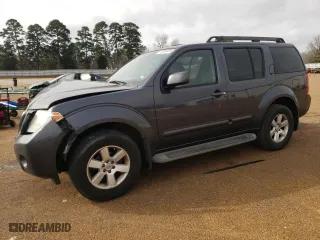 2012 Nissan Pathfinder SV with VIN 5N1AR1NN3CC617525, listed as a Copart auction lot 47938735 with 164,824 mi miles and Salvage Title. Bid and sale history available at carsss.com. Image 1.
