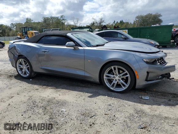 2020 Chevrolet Camaro 1LT with VIN 1G1FB3DX9L0122222, listed as a Copart auction lot 48534065 with 61,141 mi miles and Salvage Title. Bid and sale history available at carsss.com. Image 4.