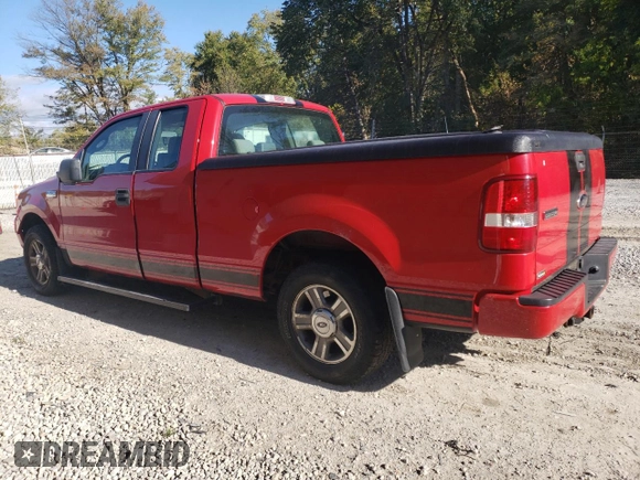 2008 Ford F-150 STX with VIN 1FTRX12W98FC24533, listed as a Copart auction lot 75516694 with 74,928 mi miles and Clean Title. Bid and sale history available at carsss.com. Image 2.