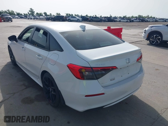 2023 Honda Civic Sport with VIN 2HGFE2F54PH521840, listed as a IAAI auction lot 42258323 with Not provided miles and . Bid and sale history available at DreamBid. Image 3.