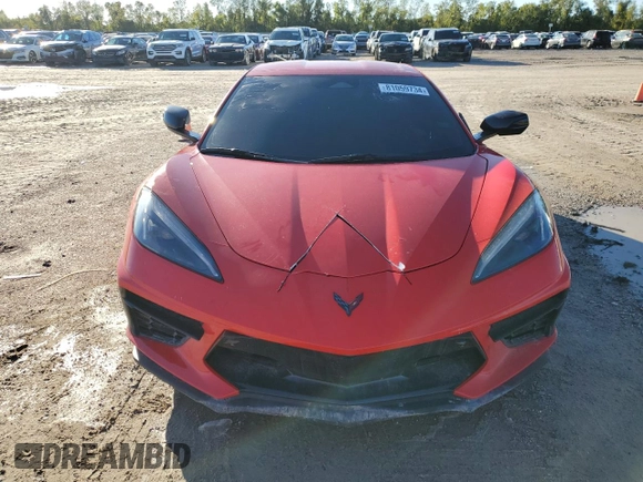 2024 Chevrolet Corvette 2LT with VIN 1G1YB2D43R5120454, listed as a Copart auction lot 81059734 with 17,060 mi miles and Salvage title. Bid and sale history available at DreamBid. Image 5.
