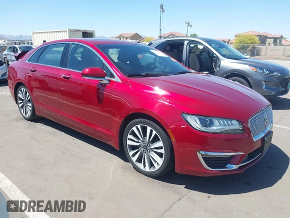 2017 Lincoln MKZ Hybrid Reserve with VIN 3LN6L5MU3HR603169, listed as a IAAI auction lot 42097492 with 58,930 mi miles. Bid and sale history available at carsss.com. Image 1.
