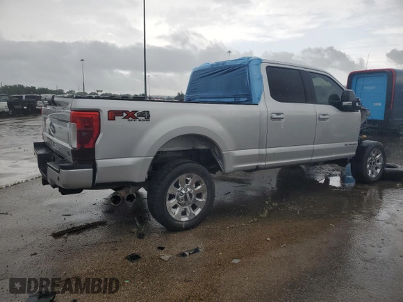 2017 Ford F-250 Lariat with VIN 1FT7W2BT9HEB34178, listed as a Copart auction lot 56340805 with Not provided miles and Salvage title. Bid and sale history available at DreamBid. Image 3.
