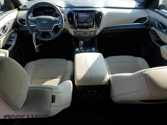 2023 Chevrolet Traverse LS with VIN 1GNEVFKWXPJ196519, listed as a Copart auction lot 48565805 with 26,113 mi miles and Salvage Title. Bid and sale history available at carsss.com. Image 8.