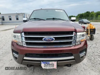 2015 Ford Expedition Max XLT with VIN 1FMJK1JT6FEF33622, listed as a Copart auction lot 59765295 with 160,625 mi miles and Salvage title. Bid and sale history available at DreamBid. Image 5.