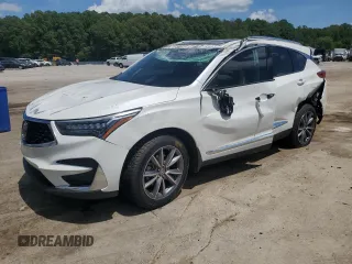 2020 Acura RDX Technology with VIN 5J8TC1H58LL018292, listed as a Copart auction lot 65442894 with 74,343 mi miles and Salvage title. Bid and sale history available at DreamBid. Image 1.