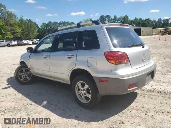 2003 Mitsubishi Outlander LS with VIN JA4LX31G53U115285, listed as a Copart auction lot 56049194 with 254,661 mi miles and Salvage Title. Bid and sale history available at carsss.com. Image 2.