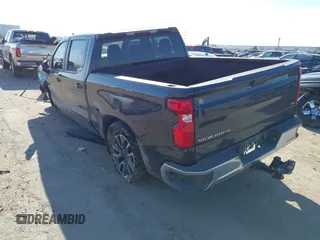 2022 Chevrolet Silverado 1500 LT with VIN 1GCPACED7NZ618721, listed as a IAAI auction lot 41281059 with 122,789 mi miles. Bid and sale history available at carsss.com. Image 3.