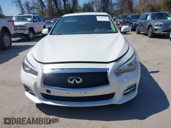 2017 Infiniti Q50 3.0t Premium with VIN JN1EV7AR5HM837945, listed as a IAAI auction lot 42001047 with 108,075 mi miles. Bid and sale history available at carsss.com. Image 12.