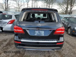 2017 Mercedes-Benz GLS 450 with VIN 4JGDF6EE4HA765897, listed as a Copart auction lot 55741505 with Not Provided miles and Salvage Title. Bid and sale history available at DreamBid. Image 6.
