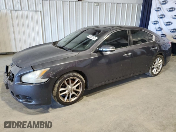 2009 Nissan Maxima 3.5 SV w/Sport Pkg with VIN 1N4AA51E29C814516, listed as a Copart auction lot 50262555 with 197,290 mi miles and Salvage Title. Bid and sale history available at carsss.com. Image 1.