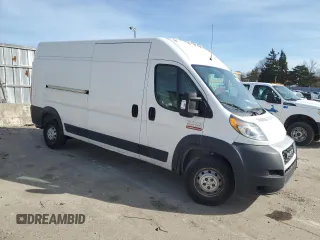 2019 Ram ProMaster Cargo with VIN 3C6URVHG7KE564848, listed as a Copart auction lot 47746845 with 123,181 mi miles and Clean Title. Bid and sale history available at DreamBid. Image 4.