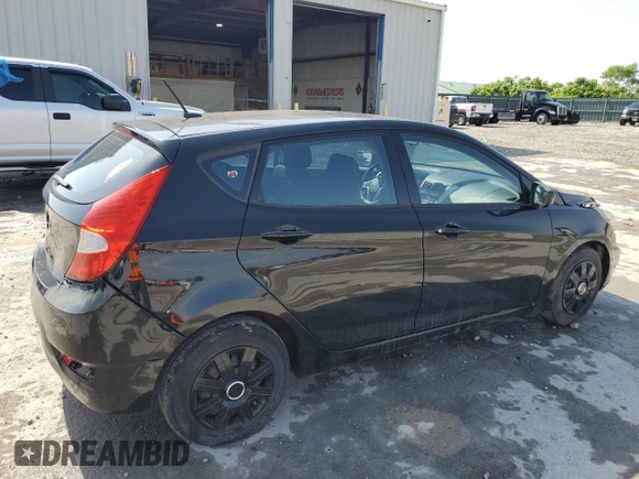 2013 Hyundai Accent GS with VIN KMHCT5AE4DU127078, listed as a Copart auction lot 57603815 with 181,416 mi miles and Salvage title. Bid and sale history available at DreamBid. Image 3.