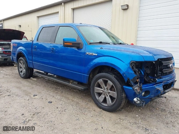 2013 Ford F-150 XL with VIN 1FTFW1CF4DFD22741, listed as a IAAI auction lot 41142876 with 1 mi miles. Bid and sale history available at carsss.com. Image 1.