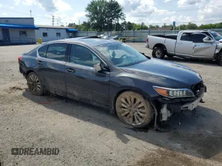 2015 Acura RLX Technology with VIN JH4KC1F57FC000544, listed as a Copart auction lot 58799935 with 151,390 mi miles and Salvage title. Bid and sale history available at DreamBid. Image 4.