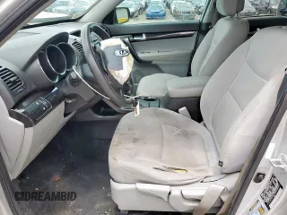 2013 Kia Sorento LX with VIN 5XYKT3A19DG396227, listed as a Copart auction lot 63595135 with 157,268 mi miles and Salvage title. Bid and sale history available at DreamBid. Image 7.