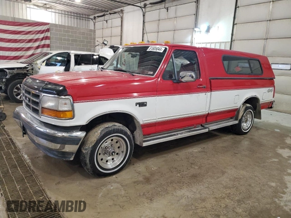 1995 Ford F-150 with VIN 1FTEF14N7SLC00309, listed as a Copart auction lot 81805044 with 94,407 mi miles and Salvage Title. Bid and sale history available at carsss.com. Image 1.