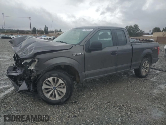 2018 Ford F-150 XL with VIN 1FTEX1CP6JKC71439, listed as a Copart auction lot 45027895 with 130,459 mi miles and Salvage Title. Bid and sale history available at carsss.com. Image 1.