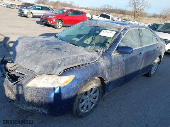 2007 Toyota Camry CE with VIN JTNBE46K573024650, listed as a IAAI auction lot 41758246 with 246,501 mi miles. Bid and sale history available at carsss.com. Image 2.