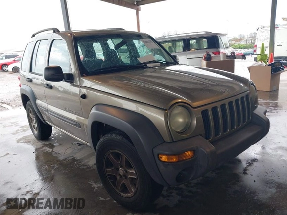 2003 Jeep Liberty Sport with VIN 1J4GK48K13W633818, listed as a IAAI auction lot 41962552 with 217,884 mi miles and . Bid and sale history available at DreamBid. Image 1.