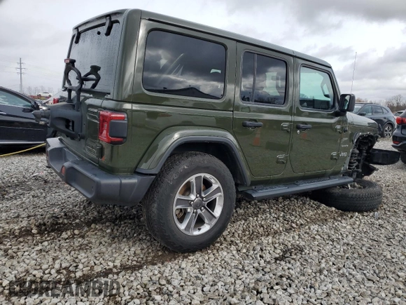 2021 Jeep Wrangler Unlimited Sahara High Altitude z VIN 1C4HJXEG3MW541397, wystawiony jako Copart lot #80727144 z przebiegiem 54 451 mil mil oraz Szkoda całkowita • Salvage title. Historia ofert i sprzedaży dostępna na DreamBid. Obrazek 3.