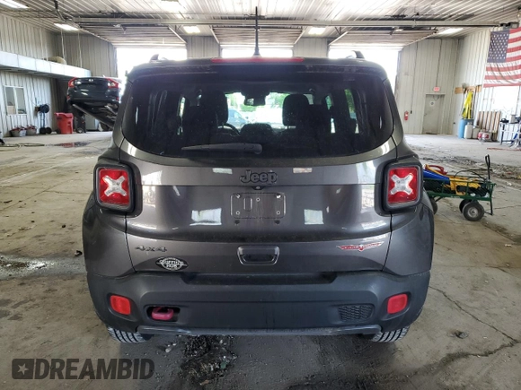 2018 Jeep Renegade Trailhawk с VIN ZACCJBCB0JPH27962, выставлен на аукционе Copart как лот 60558205 с пробегом 39 924 миль миль и Чистый • Clean title. История ставок и продаж доступна на DreamBid. Изображение 6.