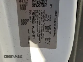 2020 Chevrolet Express Cargo Van with VIN 1GCWGAFP9L1124623, listed as a Copart auction lot 45690045 with 185,696 mi miles and Salvage Title. Bid and sale history available at carsss.com. Image 15.
