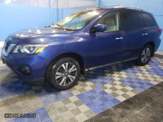 2017 Nissan Pathfinder SV with VIN 5N1DR2MN7HC901932, listed as a Copart auction lot 85721504 with 87,055 mi miles and Clean Title. Bid and sale history available at carsss.com. Image 1.