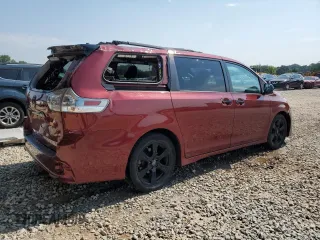 2020 Toyota Sienna SE with VIN 5TDXZ3DC4LS030663, listed as a Copart auction lot 60213385 with 51,633 mi miles and Salvage title. Bid and sale history available at DreamBid. Image 3.